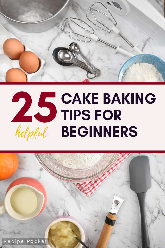 Image for article on cake baking tips for beginners.