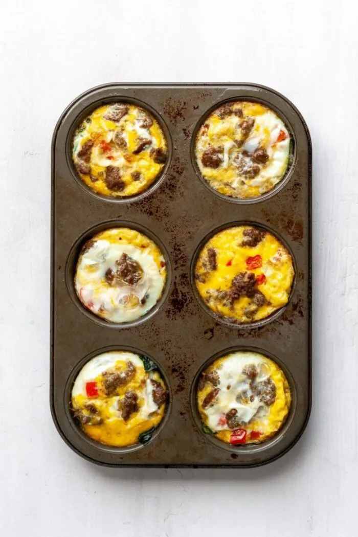 Sausage and egg muffins